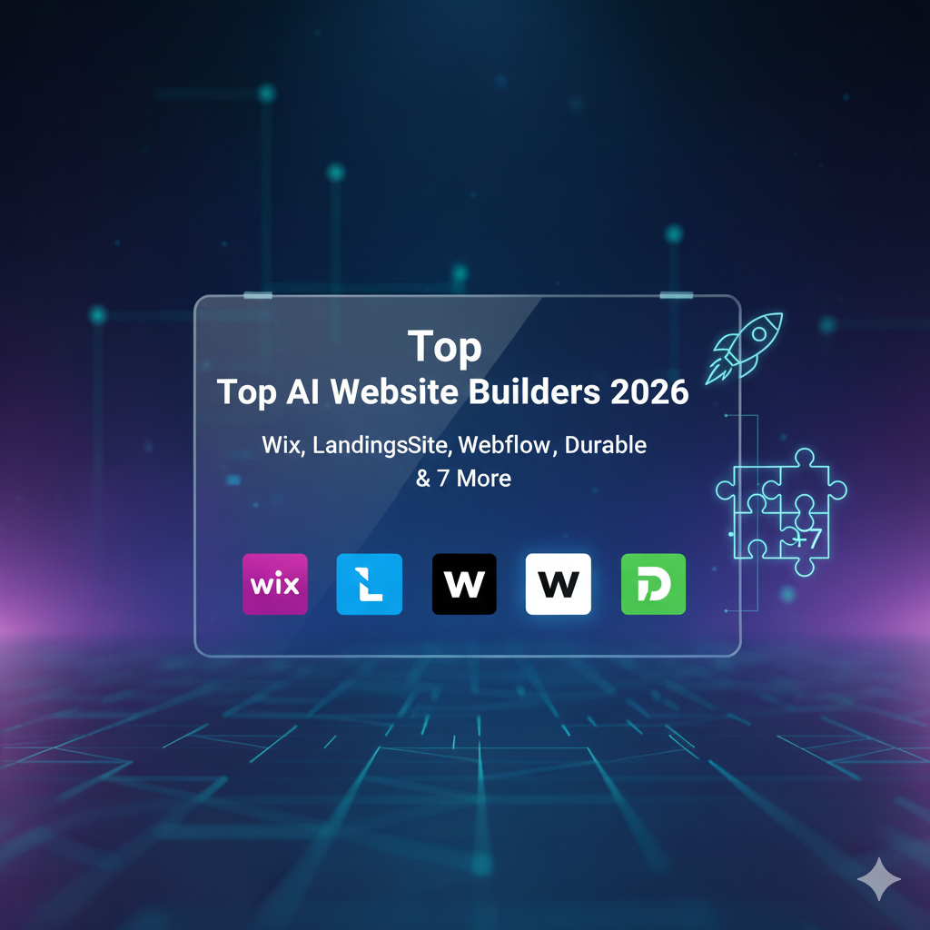 Top AI Website Builders 2026 | Wix, Landingsite, Webflow, Durable & More