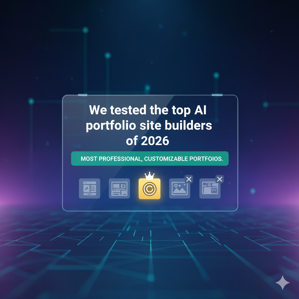 AI Portfolio Website Builders in 2026: TeleportHQ, Turbologo, Design.com & More